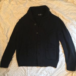 J crew Navy cowl neck sweater